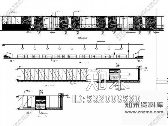 施工图北京知名全球连锁酒店日式餐厅装修图cad施工图下载【ID:532009560】