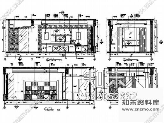 施工图某国际大酒店标准单人间装修图cad施工图下载【ID:532052632】