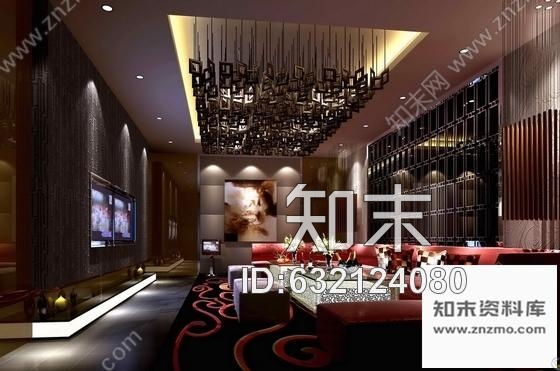 施工图江苏某奢华酒店KTV全套装修图含效果cad施工图下载【ID:632124080】