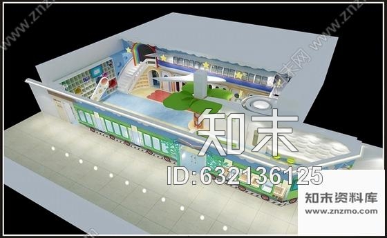 施工图深圳造型活泼可爱吸引人的早教培训中心含效果图cad施工图下载【ID:632136125】