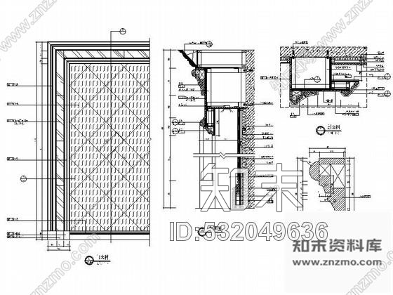 施工图安徽酒店豪华西式宴会厅室内装修图cad施工图下载【ID:532049636】