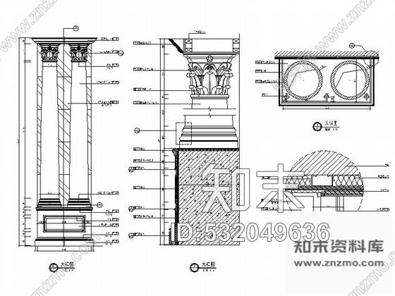 施工图安徽酒店豪华西式宴会厅室内装修图cad施工图下载【ID:532049636】