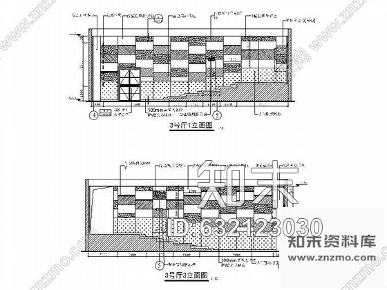 施工图上海时尚潮流现代电影城室内装修施工图含效果图cad施工图下载【ID:632123030】