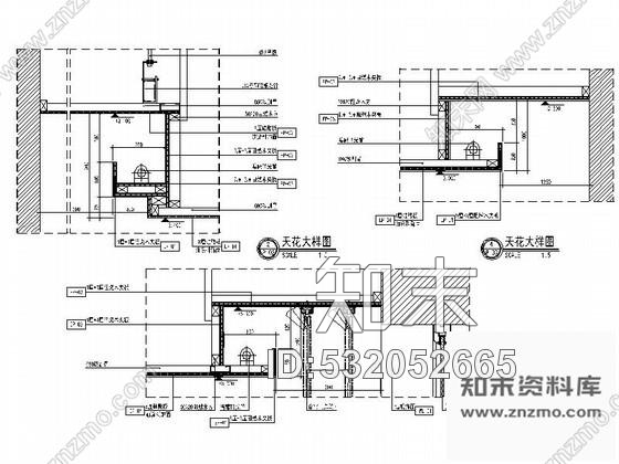 施工图天津某酒店娱乐休闲区装修图cad施工图下载【ID:532052665】