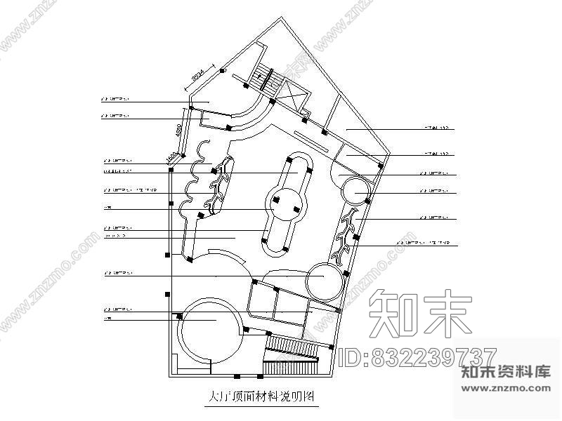 酒吧平面图cad施工图下载【ID:832239737】