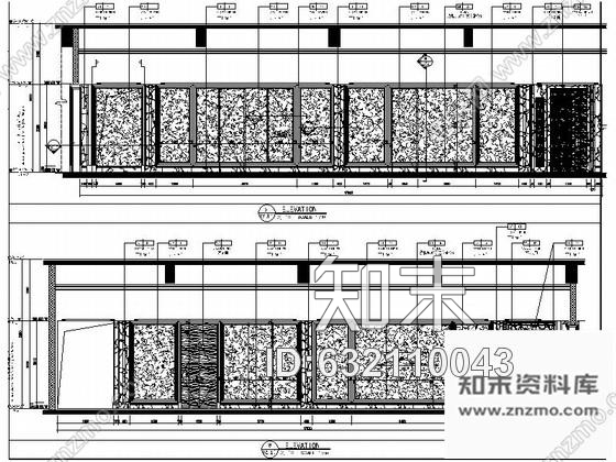 施工图广西超五星级酒店现代典雅风格SPA会所室内装修施工图cad施工图下载【ID:632110043】