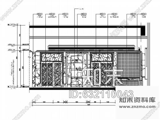 施工图广西超五星级酒店现代典雅风格SPA会所室内装修施工图cad施工图下载【ID:632110043】