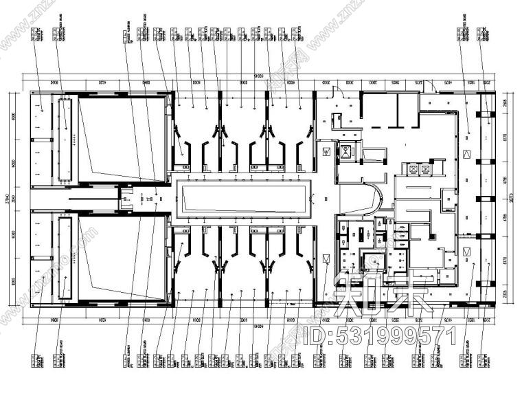 厦门金螳螂——大型新中式餐厅装修施工图附效果图+ppt文案施工图下载【ID:531999571】