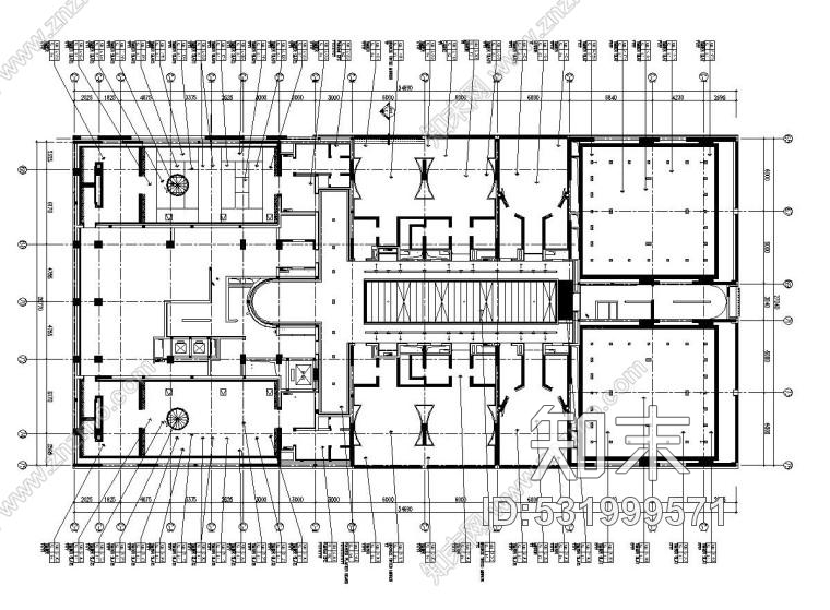 厦门金螳螂——大型新中式餐厅装修施工图附效果图+ppt文案施工图下载【ID:531999571】