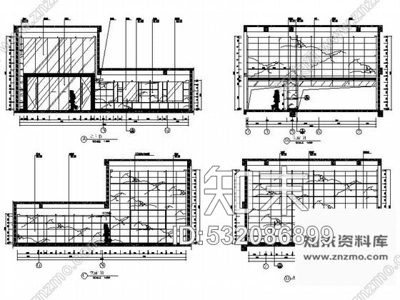 施工图浙江公共资源中心服务机构现代信息楼装修施工图含效果cad施工图下载【ID:532086899】