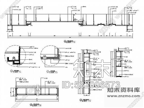 施工图三个小餐厅空间装修图cad施工图下载【ID:532006573】