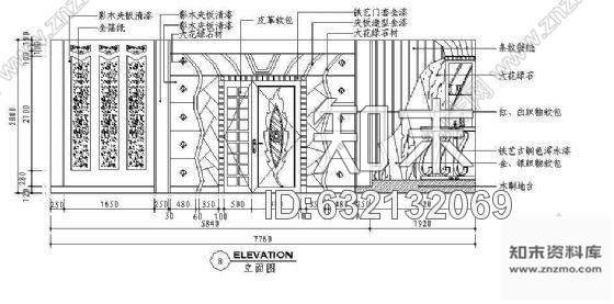 施工图ktv包房装饰装修图cad施工图下载【ID:632132069】