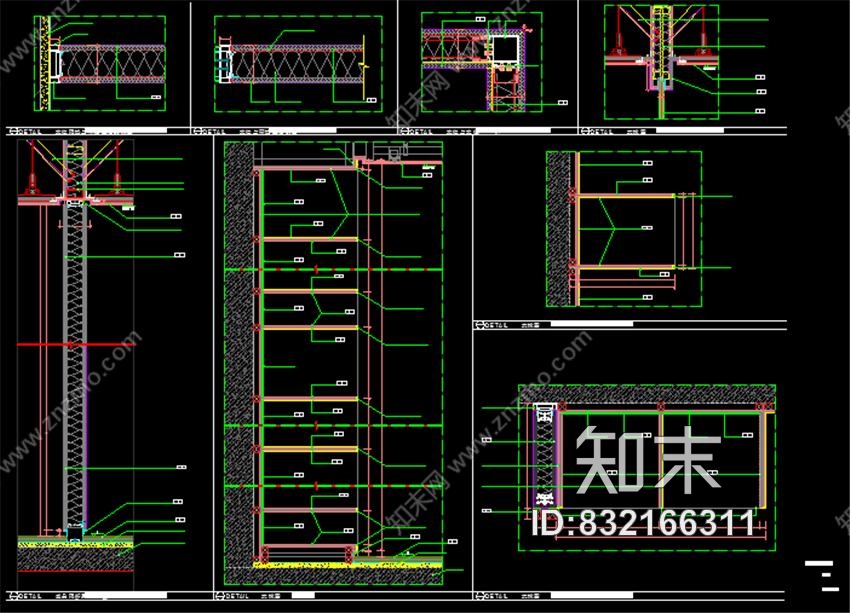 城市组Citygroup—江西新力中心新宇建设工程办公室丨CAD施工图+效果图+物料书施工图下载【ID:832166311】