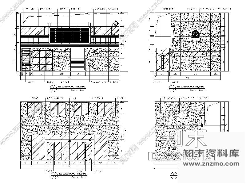 施工图苏州某公安局派出所室内装修图cad施工图下载【ID:632135121】