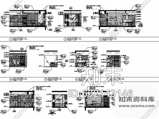 施工图广东黄金地段国际酒店服务式公寓室内装修施工图cad施工图下载【ID:632143146】