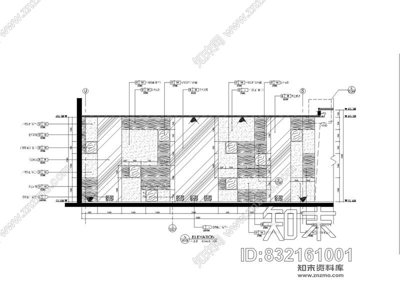 日式餐厅施工图平面＋立面＋效果图cad施工图下载【ID:832161001】