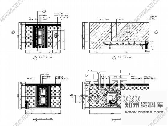 施工图江苏国际酒店KTV空间装修图cad施工图下载【ID:632132030】