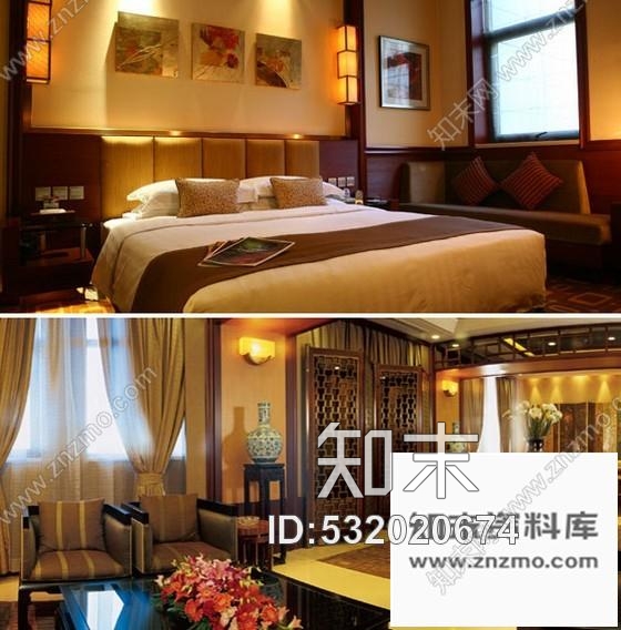 施工图北京国际高档商务四星级酒店施工图含实景cad施工图下载【ID:532020674】