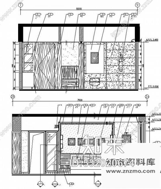 施工图北京国际高档商务四星级酒店施工图含实景cad施工图下载【ID:532020674】