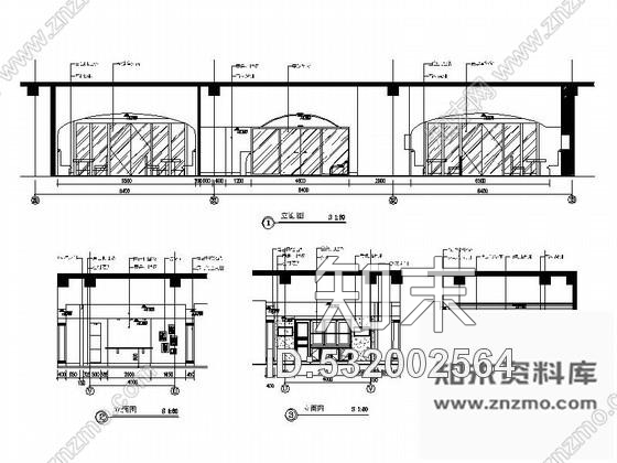 施工图主题餐厅餐饮空间装修CAD设计图含效果cad施工图下载【ID:532002564】
