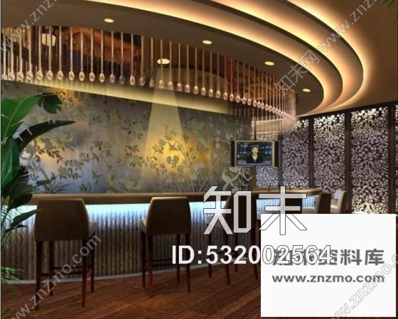 施工图主题餐厅餐饮空间装修CAD设计图含效果cad施工图下载【ID:532002564】