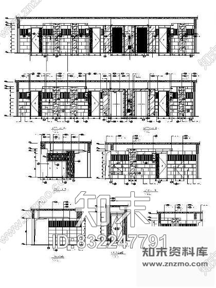 图块/节点电梯厅详图cad施工图下载【ID:832247791】
