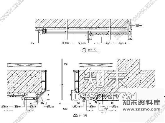 图块/节点电梯厅详图cad施工图下载【ID:832247791】