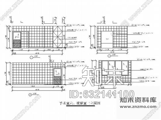 施工图某医院门诊外科手术室装修图cad施工图下载【ID:632141100】