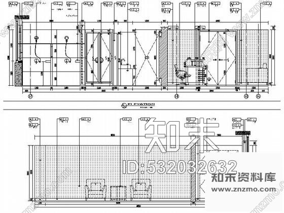施工图扬州某酒店中医按摩室装修图cad施工图下载【ID:532032632】