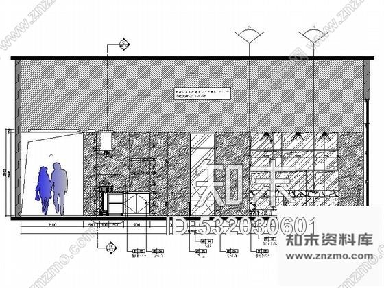 施工图重庆中式风格四星级酒店餐厅装修图cad施工图下载【ID:532030601】