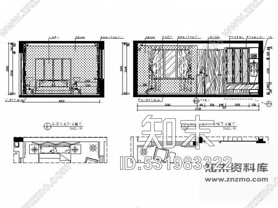 施工图浙江现代风格三层别墅样板房室内设计施工图含效果图cad施工图下载【ID:531983322】