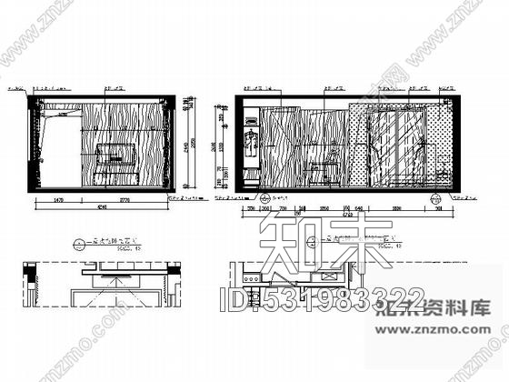 施工图浙江现代风格三层别墅样板房室内设计施工图含效果图cad施工图下载【ID:531983322】