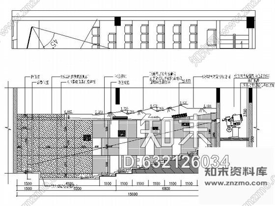 施工图某电影院中号影厅室内装修施工图cad施工图下载【ID:632126034】