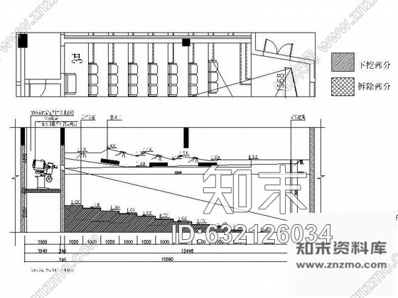 施工图某电影院中号影厅室内装修施工图cad施工图下载【ID:632126034】