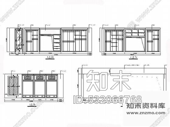 施工图美国著名精英休闲品牌服装专卖店展厅设计施工图含效果cad施工图下载【ID:532066768】