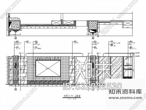 施工图上海某知名连锁海鲜品牌餐厅室内装修施工图含效果和实景施工图下载【ID:532002530】