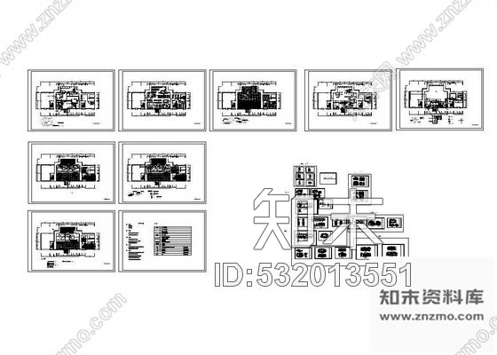 施工图北京某批萨店装修图cad施工图下载【ID:532013551】