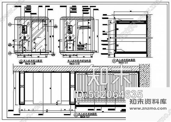 施工图单人间精装全图cad施工图下载【ID:532064635】