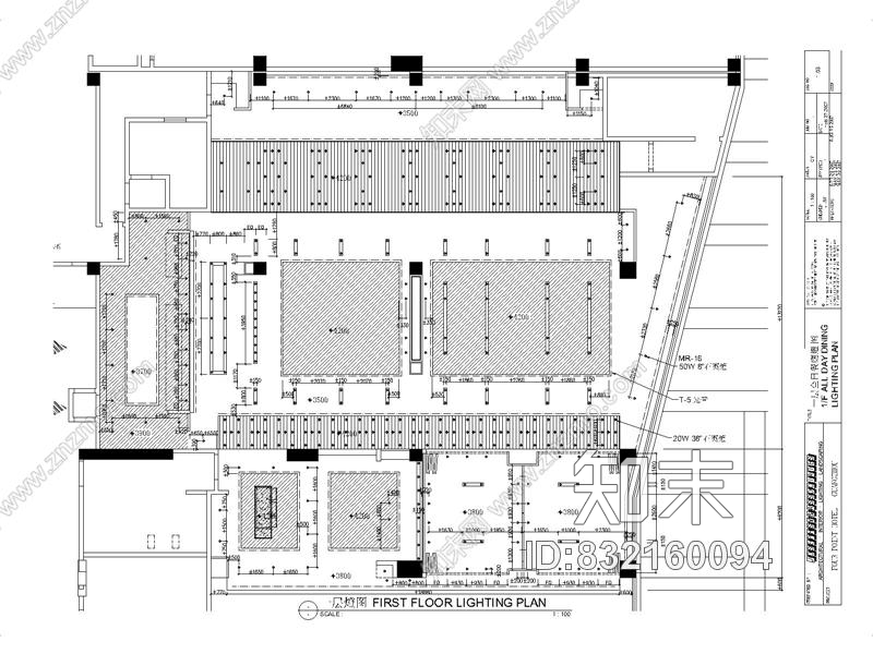 广州某酒店一层全日餐厅施工图cad施工图下载【ID:832160094】