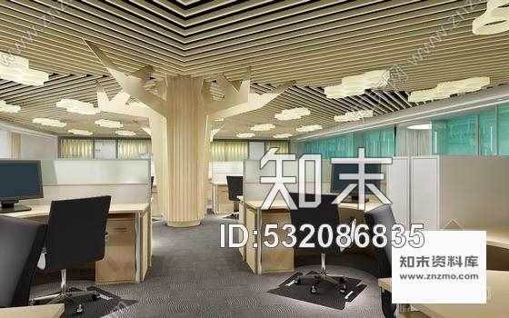 施工图北京建筑工程企业集团现代办公楼装修图含效果施工图下载【ID:532086835】