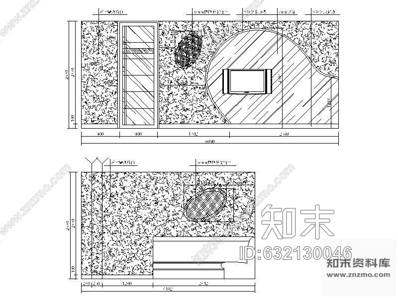 施工图某歌城KTV装修图含效果cad施工图下载【ID:632130046】