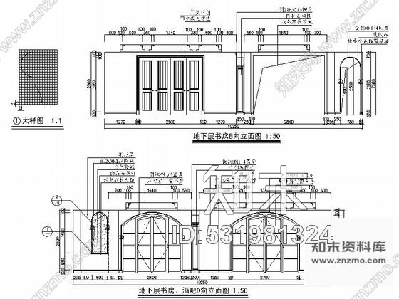 施工图北京温馨美式风格双层别墅样板房装修图含效果cad施工图下载【ID:531981324】