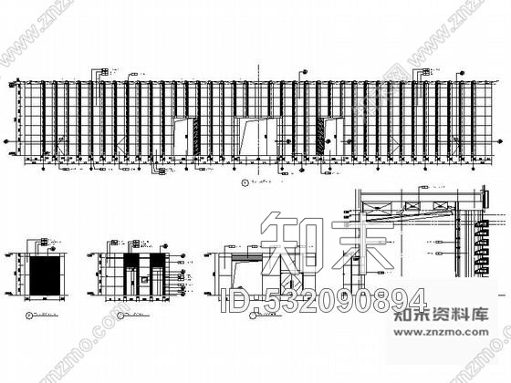 施工图某现代国际金融中心大厦大堂及电梯厅装修图cad施工图下载【ID:532090894】
