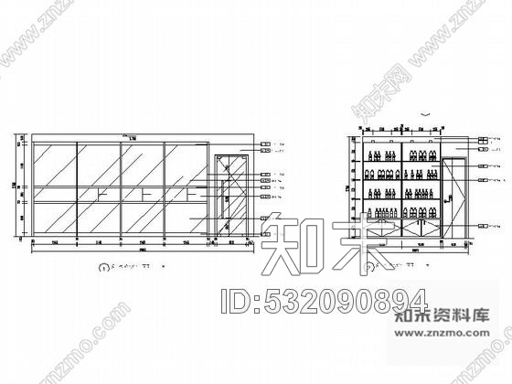 施工图某现代国际金融中心大厦大堂及电梯厅装修图cad施工图下载【ID:532090894】