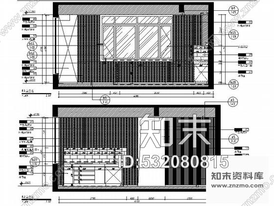 施工图山东现代风格五层办公室装修施工图cad施工图下载【ID:532080815】