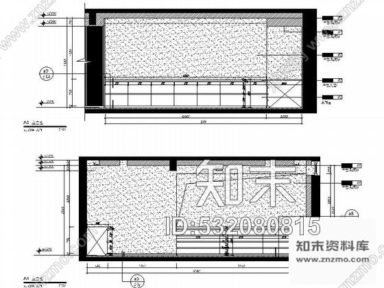 施工图山东现代风格五层办公室装修施工图cad施工图下载【ID:532080815】