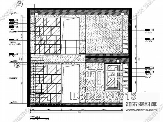 施工图山东现代风格五层办公室装修施工图cad施工图下载【ID:532080815】