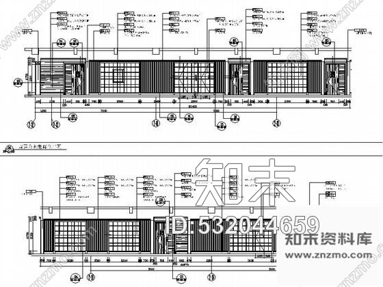 施工图精装酒店公寓走廊装修设计图cad施工图下载【ID:532044659】