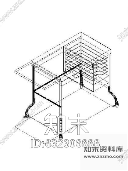 图块/节点办公家具三维图块集cad施工图下载【ID:832306888】