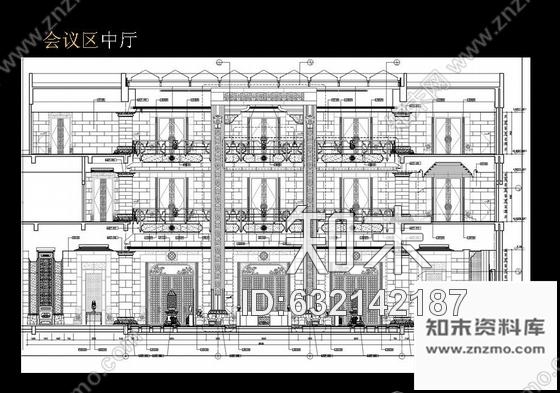 施工图无锡名企设计著名景点梵宫室内装修全套施工图含完整设计方案和实景图推荐！施工图下载【ID:632142187】